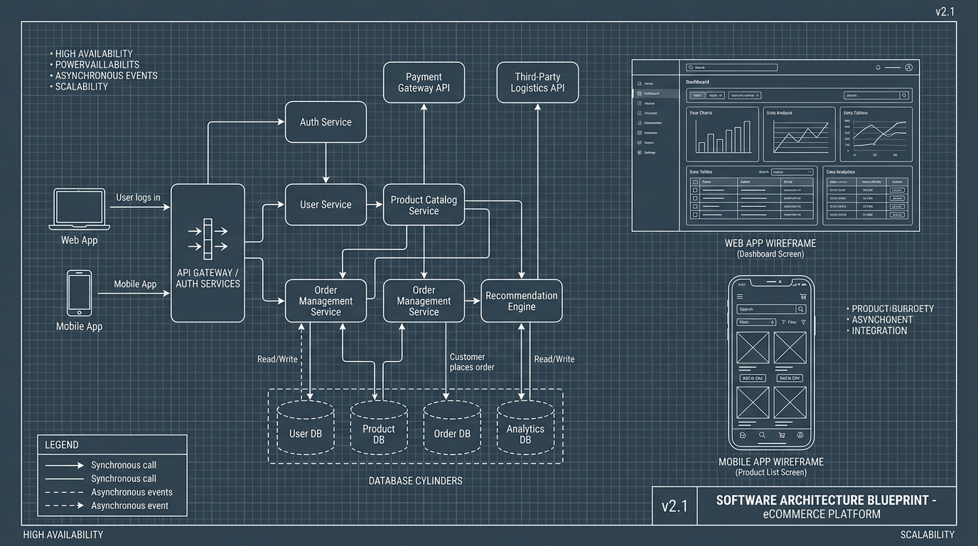 Architecture and UI Design consultation